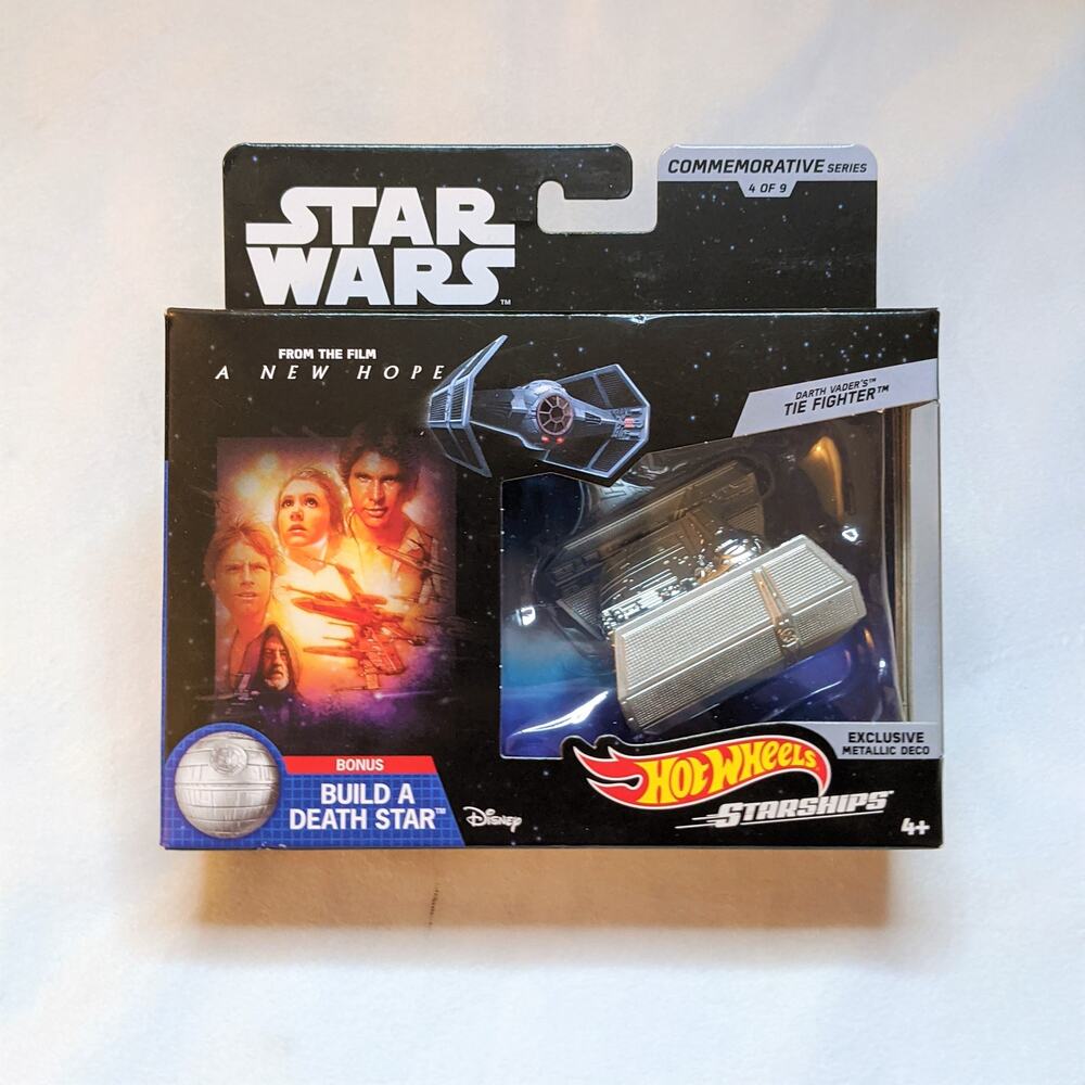 Hot Wheels Star Wars Starships Tie Fighter Metal Edition NEW